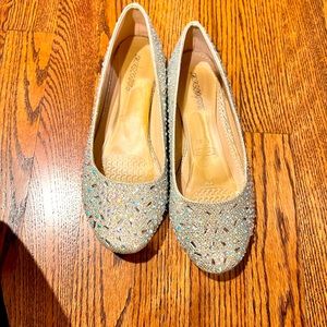 Sparkle flats size 8